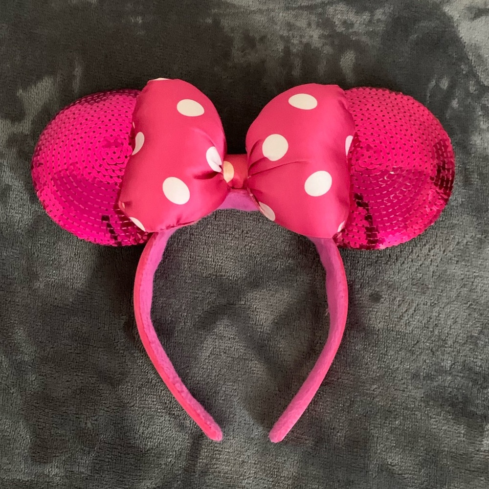 Pink Disney Minnie Ears OS Purchased at Disneyland